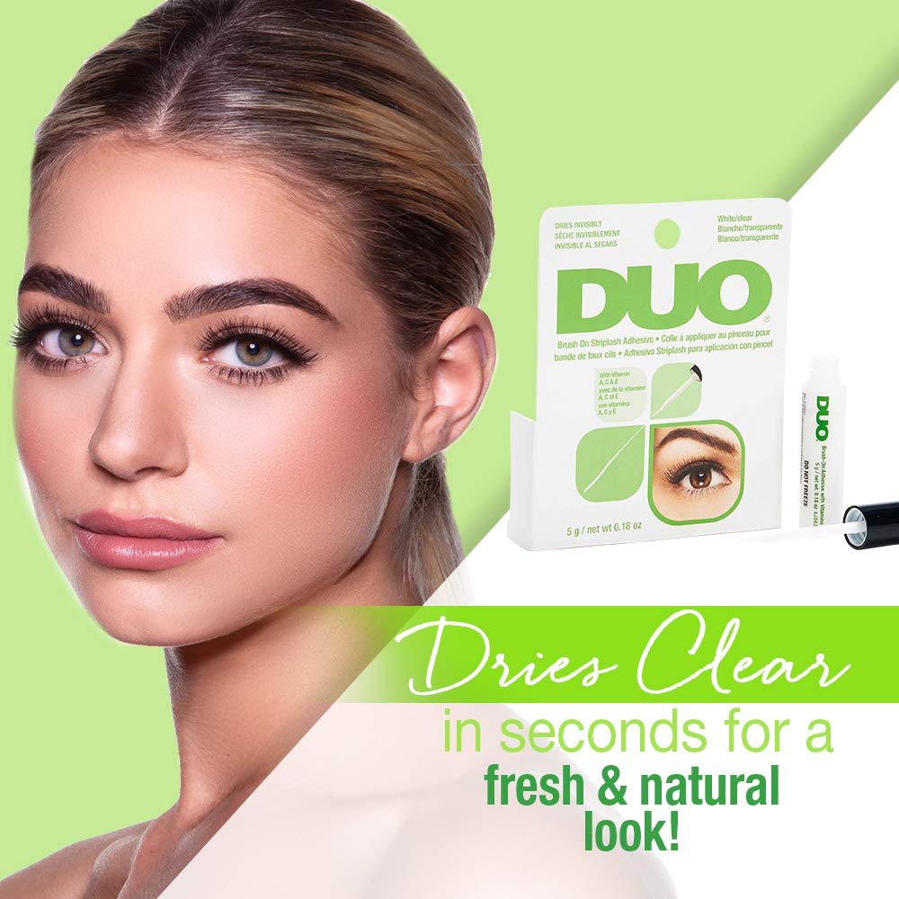 DUO Brush-On Lash Adhesive with Vitamins A, C & E, Clear